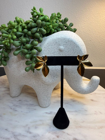 Golden Leaf Earrings