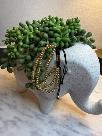Triple Layer Gold Bracelet