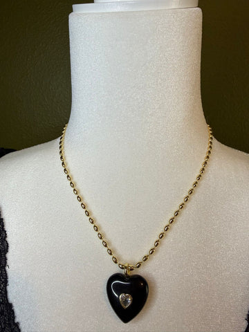 Noir Heart Necklace
