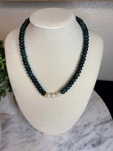 The Emerald Pearl Necklace